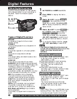 Предварительный просмотр 42 страницы Panasonic Palmcorder Multicam PV-DV73 Operating Instructions Manual