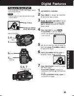 Предварительный просмотр 43 страницы Panasonic Palmcorder Multicam PV-DV73 Operating Instructions Manual