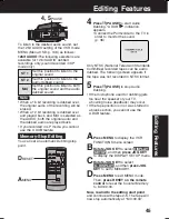 Предварительный просмотр 45 страницы Panasonic Palmcorder Multicam PV-DV73 Operating Instructions Manual