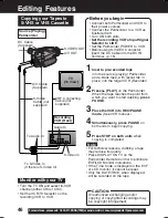 Предварительный просмотр 46 страницы Panasonic Palmcorder Multicam PV-DV73 Operating Instructions Manual