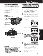 Предварительный просмотр 51 страницы Panasonic Palmcorder Multicam PV-DV73 Operating Instructions Manual