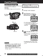 Предварительный просмотр 52 страницы Panasonic Palmcorder Multicam PV-DV73 Operating Instructions Manual