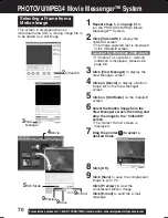 Предварительный просмотр 70 страницы Panasonic Palmcorder Multicam PV-DV73 Operating Instructions Manual