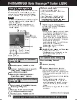 Предварительный просмотр 72 страницы Panasonic Palmcorder Multicam PV-DV73 Operating Instructions Manual