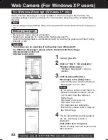 Предварительный просмотр 82 страницы Panasonic Palmcorder Multicam PV-DV73 Operating Instructions Manual