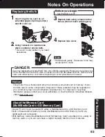 Предварительный просмотр 93 страницы Panasonic Palmcorder Multicam PV-DV73 Operating Instructions Manual