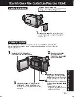 Предварительный просмотр 103 страницы Panasonic Palmcorder Multicam PV-DV73 Operating Instructions Manual