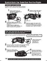 Предварительный просмотр 104 страницы Panasonic Palmcorder Multicam PV-DV73 Operating Instructions Manual