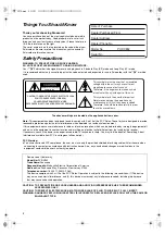 Предварительный просмотр 2 страницы Panasonic Palmcorder MultiCam PV-DV852 Operating Instructions Manual