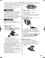 Предварительный просмотр 15 страницы Panasonic Palmcorder MultiCam PV-GS12 Operating Instructions Manual