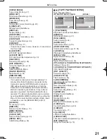 Предварительный просмотр 21 страницы Panasonic Palmcorder MultiCam PV-GS12 Operating Instructions Manual