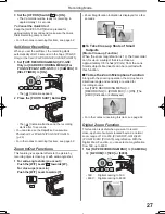 Предварительный просмотр 27 страницы Panasonic Palmcorder MultiCam PV-GS12 Operating Instructions Manual