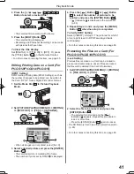 Предварительный просмотр 41 страницы Panasonic Palmcorder MultiCam PV-GS12 Operating Instructions Manual