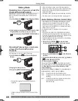 Предварительный просмотр 44 страницы Panasonic Palmcorder MultiCam PV-GS12 Operating Instructions Manual