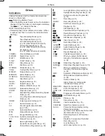 Предварительный просмотр 59 страницы Panasonic Palmcorder MultiCam PV-GS12 Operating Instructions Manual