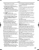 Предварительный просмотр 67 страницы Panasonic Palmcorder MultiCam PV-GS12 Operating Instructions Manual