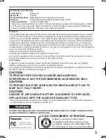 Предварительный просмотр 3 страницы Panasonic Palmcorder MultiCam PV-GS2 Operating Instructions Manual