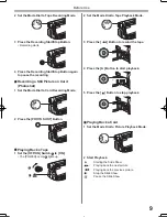 Предварительный просмотр 9 страницы Panasonic Palmcorder MultiCam PV-GS2 Operating Instructions Manual