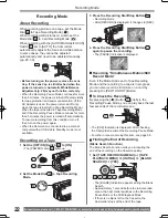 Предварительный просмотр 22 страницы Panasonic Palmcorder MultiCam PV-GS2 Operating Instructions Manual