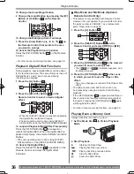 Предварительный просмотр 36 страницы Panasonic Palmcorder MultiCam PV-GS2 Operating Instructions Manual