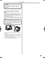 Предварительный просмотр 43 страницы Panasonic Palmcorder MultiCam PV-GS2 Operating Instructions Manual