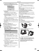 Предварительный просмотр 45 страницы Panasonic Palmcorder MultiCam PV-GS2 Operating Instructions Manual