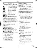 Предварительный просмотр 55 страницы Panasonic Palmcorder MultiCam PV-GS2 Operating Instructions Manual