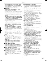 Предварительный просмотр 57 страницы Panasonic Palmcorder MultiCam PV-GS2 Operating Instructions Manual