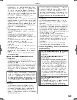 Предварительный просмотр 63 страницы Panasonic Palmcorder MultiCam PV-GS2 Operating Instructions Manual