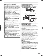 Предварительный просмотр 65 страницы Panasonic Palmcorder MultiCam PV-GS2 Operating Instructions Manual