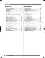 Preview for 6 page of Panasonic Palmcorder MultiCam PV-GS32 Operating Instructions Manual