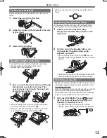 Preview for 13 page of Panasonic Palmcorder MultiCam PV-GS32 Operating Instructions Manual