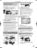 Preview for 23 page of Panasonic Palmcorder MultiCam PV-GS32 Operating Instructions Manual