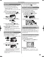 Preview for 25 page of Panasonic Palmcorder MultiCam PV-GS32 Operating Instructions Manual