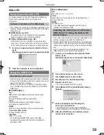 Preview for 39 page of Panasonic Palmcorder MultiCam PV-GS32 Operating Instructions Manual