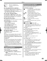 Preview for 49 page of Panasonic Palmcorder MultiCam PV-GS32 Operating Instructions Manual