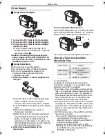 Предварительный просмотр 14 страницы Panasonic Palmcorder Multicam PV-GS33 Operating Instructions Manual