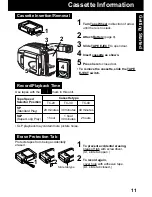 Preview for 11 page of Panasonic Palmcorder MultiCam PV-L452 Operating Instructions Manual