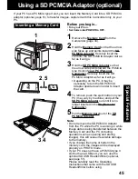 Preview for 45 page of Panasonic Palmcorder MultiCam PV-L452 Operating Instructions Manual