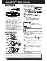 Preview for 16 page of Panasonic Palmcorder MultiCam PV-L453 Operating Instructions Manual