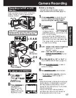 Preview for 17 page of Panasonic Palmcorder MultiCam PV-L453 Operating Instructions Manual