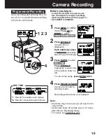 Preview for 19 page of Panasonic Palmcorder MultiCam PV-L453 Operating Instructions Manual