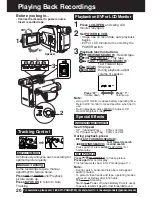 Preview for 20 page of Panasonic Palmcorder MultiCam PV-L453 Operating Instructions Manual