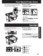 Preview for 23 page of Panasonic Palmcorder MultiCam PV-L453 Operating Instructions Manual