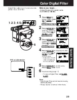 Preview for 29 page of Panasonic Palmcorder MultiCam PV-L453 Operating Instructions Manual