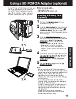 Preview for 45 page of Panasonic Palmcorder MultiCam PV-L453 Operating Instructions Manual