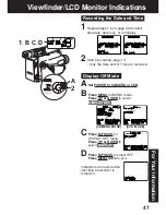 Preview for 47 page of Panasonic Palmcorder MultiCam PV-L453 Operating Instructions Manual