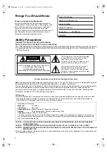 Preview for 2 page of Panasonic Palmcorder MultiCam PV-VM202 Operating Instructions Manual