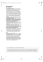 Preview for 4 page of Panasonic Palmcorder MultiCam PV-VM202 Operating Instructions Manual