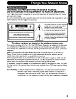 Предварительный просмотр 3 страницы Panasonic Palmcorder PalmSight PV-DV800 Operating Manual